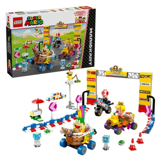 Lego Super Mario 72036 Mario Kart Baby Peach En Grand Prix Set Lego Super Mario 72036 Mario Kart Baby Peach En Grand Prix Set