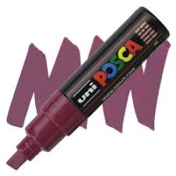 Posca Verfmarker (Schuine Punt) Dik: Wijnrood Posca Verfmarker (Schuine Punt) Dik: Wijnrood