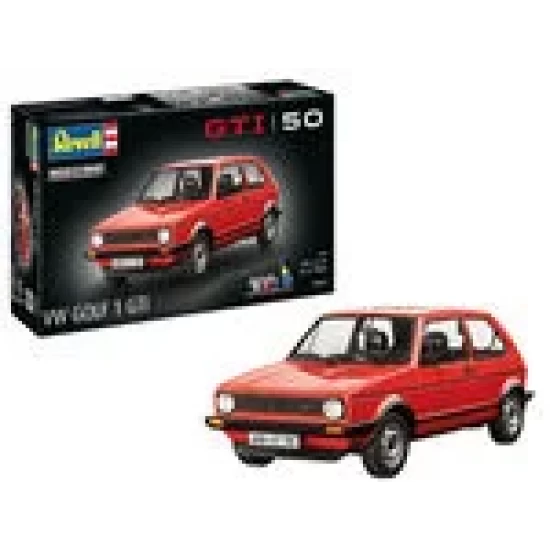 Cadeauset 50 Years Of The Vw Golf 1 Gti Revell Modelbouwpakket Met Basisaccessoires 1:24
