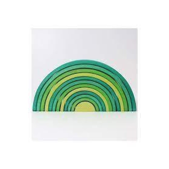 Large Rainbow Forest Green