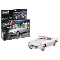 Model Set 1953 Corvette Roadster Revell Modelbouwpakket Met Basisaccessoires Model Set 1953 Corvette Roadster Revell Modelbouwpakket Met Basisaccessoires