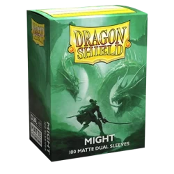 Sleeves Dragon Shield Matte Dual Might Ds100 Sleeves Dragon Shield Matte Dual Might Ds100
