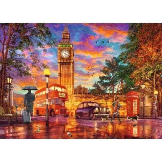 Zonsondergang Op Parliament Square Londen (1000)