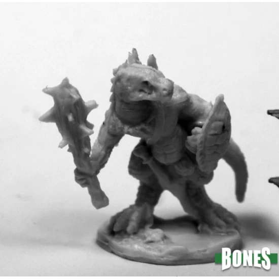 Lizardman W/ Club And Shield