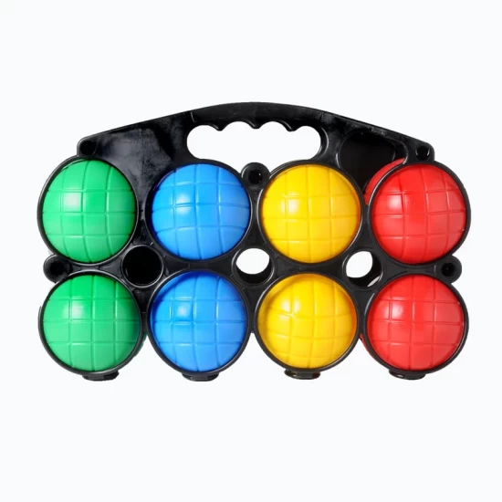 Jeu De Boules 8 Bals Kunststof In Houder