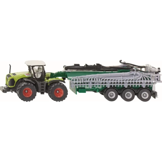 1:87 Claas Xerion Met Vacuum Tanker En Mestversprijder