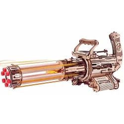 Robotime 3D Houten Puzzel Rotating-Barrel Machine Gun Lqa01 45163X21Cm Robotime 3D Houten Puzzel Rotating-Barrel Machine Gun Lqa01 45163X21Cm