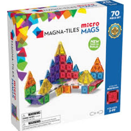 Magna-Tiles® Micro Mags 70 Piece Set