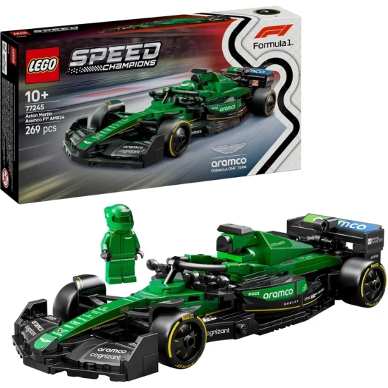Lego Speed Champions 77245 Aston Martin Aramco F1 Amr24 Racewagen Lego Speed Champions 77245 Aston Martin Aramco F1 Amr24 Racewagen
