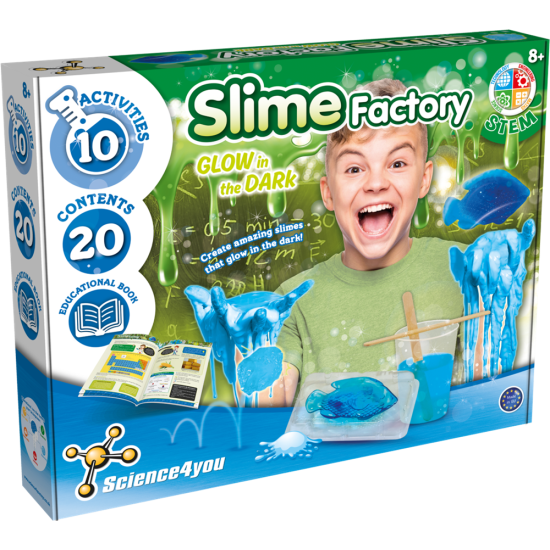 Science4You Slime Factory Glow In The Dark