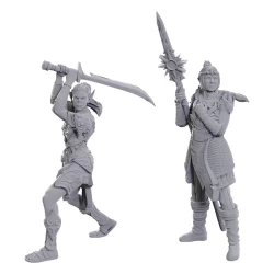 D&D Nolzur's Marvelous Miniatures Unpainted Miniature Lae'zel & Shadowheart D&D Nolzur's Marvelous Miniatures Unpainted Miniature Lae'zel & Shadowheart