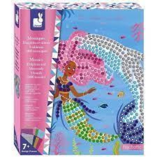 Janod Atelier - Mosaic Dolfijnen En Zeemeerminnen