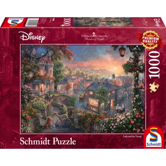 Disney Lady And The Tramp 1000 Stukjes - Puzzel