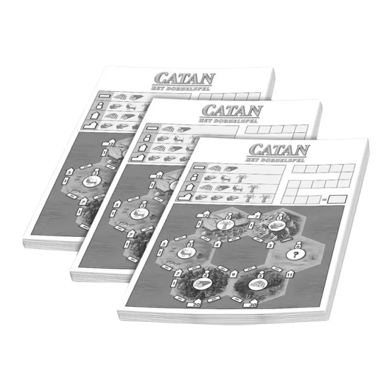 Scoreblokken Catan: Het Dobbelspel - Dobbelspel