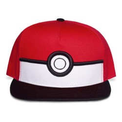 Pokemon Mens' Snapback Cap Poke Ball Pokemon Mens' Snapback Cap Poke Ball