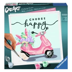 Creart Schilderen Op Nummer - Choose Happy Creart Schilderen Op Nummer - Choose Happy