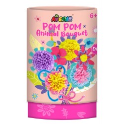 Naaikit - Pom Pom Bloemenboeket Naaikit - Pom Pom Bloemenboeket