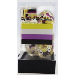 Nonbinary Flag Rpg Dice Set Nonbinary Flag Rpg Dice Set