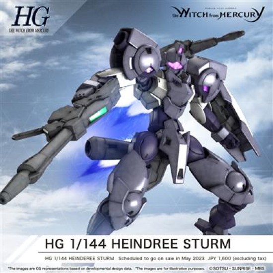 Gundam: The Witch From Mercury - High Grade - Heindree Sturm 1:144 Scale Model Kit