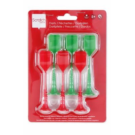 Magnetische Darts - Set Rood-Groen Magnetische Darts - Set Rood-Groen