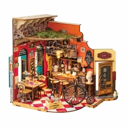 Robotime Cheers Bar & Dining Diy Miniatuurhuis Dg173 22X15X18.5Cm Robotime Cheers Bar & Dining Diy Miniatuurhuis Dg173 22X15X18.5Cm
