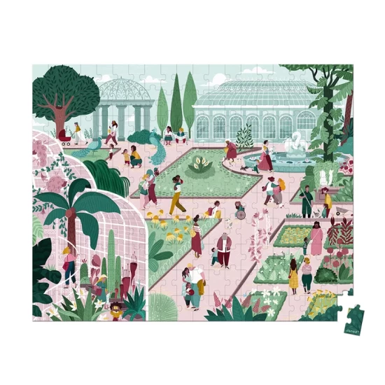 Janod Puzzel – De Botanische Tuin 200 Stukjes