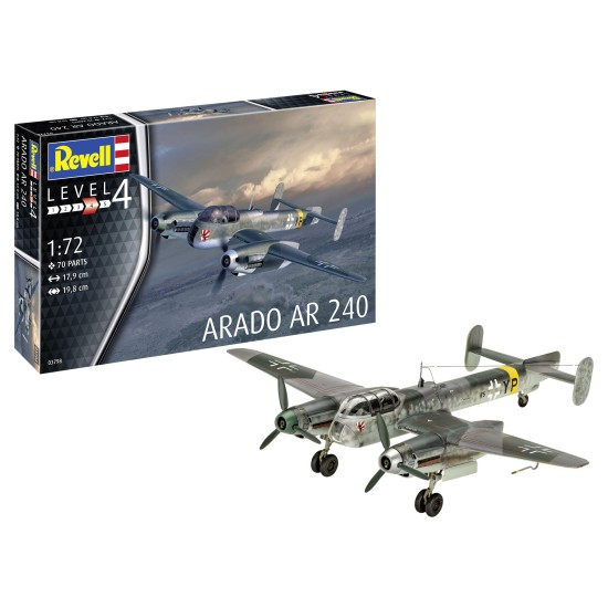 Arado Ar 240 Revell Modelbouwpakket Arado Ar 240 Revell Modelbouwpakket