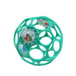 Oball Rattle Easy-Grasp Toy - Teal Oball Rattle Easy-Grasp Toy - Teal