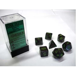 Earth Speckled Polydice Dobbelsteen Set (7 Stuks)
