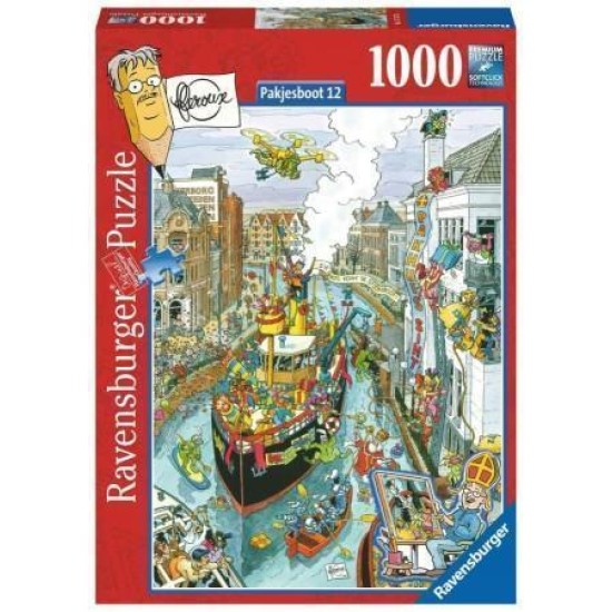 Legpuzzel Stoomboot Sinterklaas 1000St.