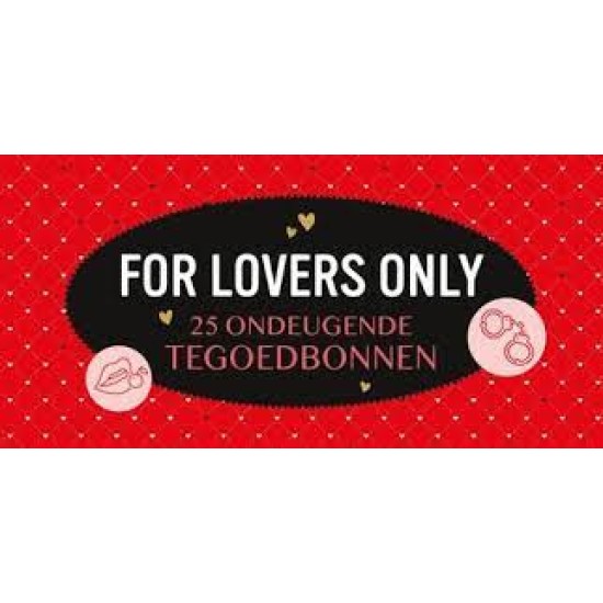 For Lovers Only 25 Ondeugende Tegoedbonnen