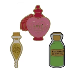 Harry Potter Limited Edition Potions Triple Pin Badge Set Harry Potter Limited Edition Potions Triple Pin Badge Set