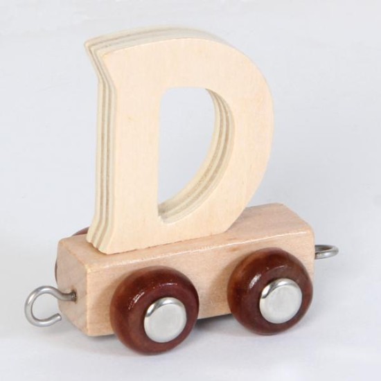 Small Foot - Houten Lettertrein - D