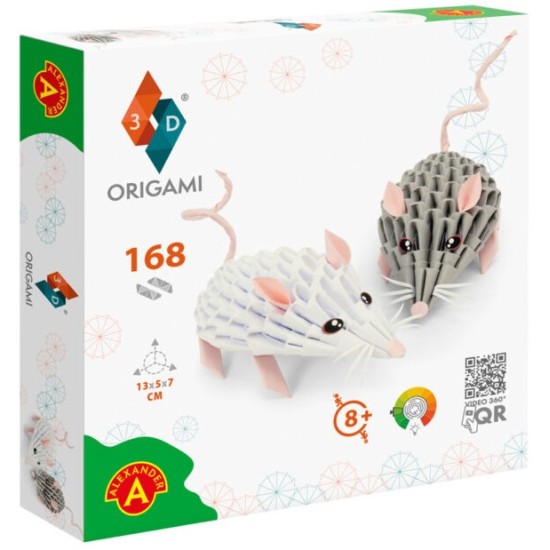 Origami 3D Mice - 168Pcs