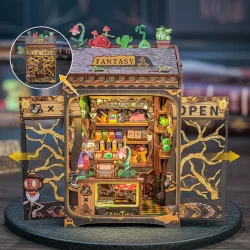 Cutebee 3D Booknook Fantasy Plant Shop Cwga203 115X10X17Cm