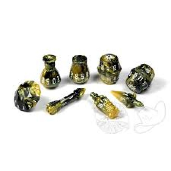 Polyhero Rogue 8 Dice Set Slick Serpent