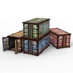 Pre-Painted Wtc Container (Pack X4) Pre-Painted Wtc Container (Pack X4)
