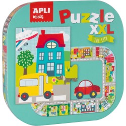Apli - Stad Xxl Puzzel 20-Delig 145Mm (90X68Cm) Apli - Stad Xxl Puzzel 20-Delig 145Mm (90X68Cm)