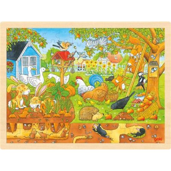 Puzzel Onze Tuin Boven - Onder Puzzel Onze Tuin Boven - Onder
