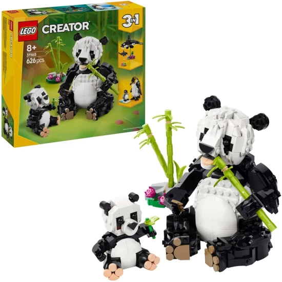 Lego Creator 31165 Wilde Dieren: Pandafamilie Lego Creator 31165 Wilde Dieren: Pandafamilie