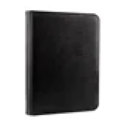Toploader Binder Zipped 9-Pocket Black