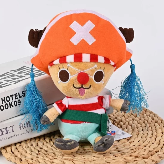 One Piece Plush Figure Chopper X Buggy 25 Cm