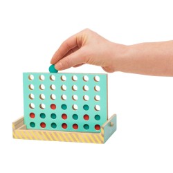 Reis 4 Op Een Rij Hout