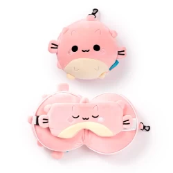 Relaxeazzz Adoramals Puff De Kogelvis Rond Reiskussen & Slaapmasker Relaxeazzz Adoramals Puff De Kogelvis Rond Reiskussen & Slaapmasker