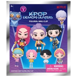 K-Pop Demon Hunter 3D Pvc Bag Clips Series 1 Display (24)