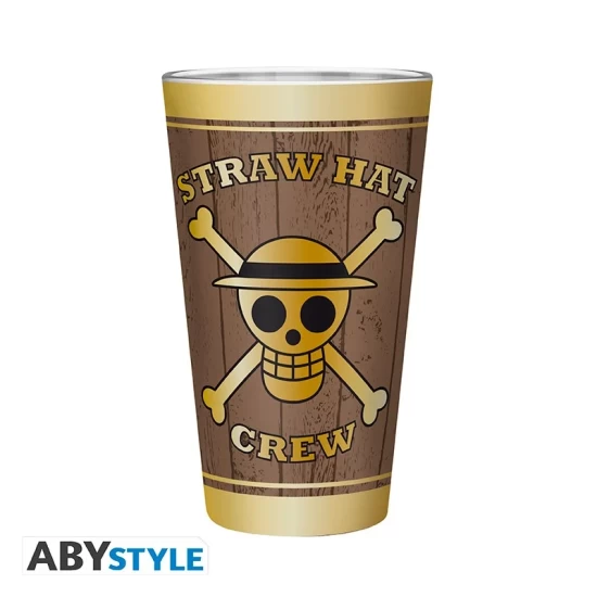 One Piece - Large Glass - 400Ml - Skulls - Matte X2