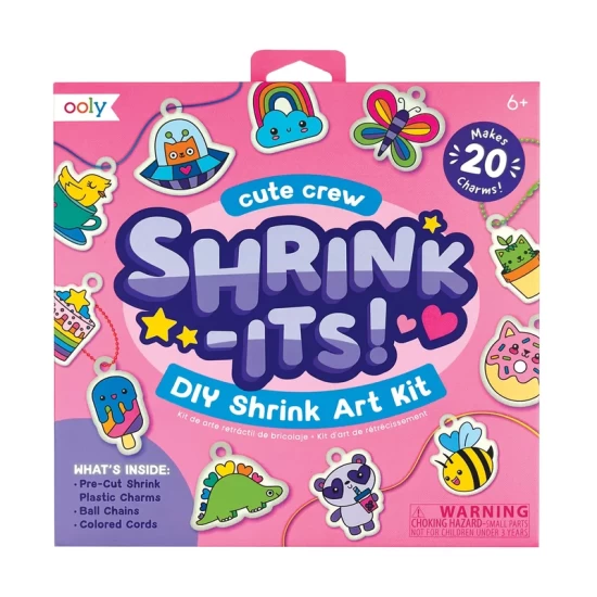 Ooly – Shrink-Its! D.i.y. Shrink Art Kit – Cute Crew