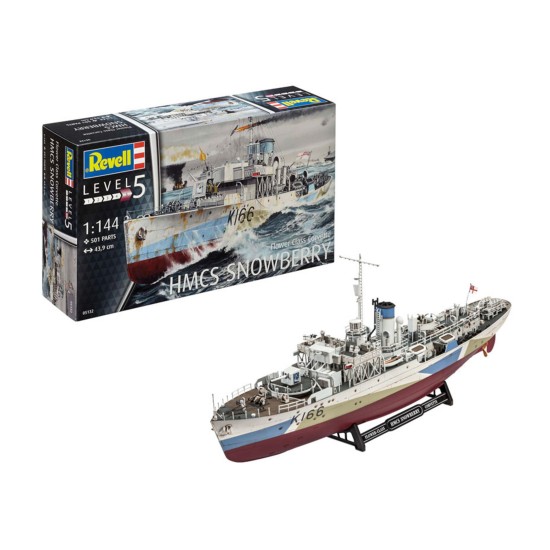 Flower Class Corvette Hmcs Snowberry Revell Modelbouwpakket
