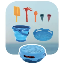 7 In 1 Falteimer Set Blau 7 In 1 Falteimer Set Blau