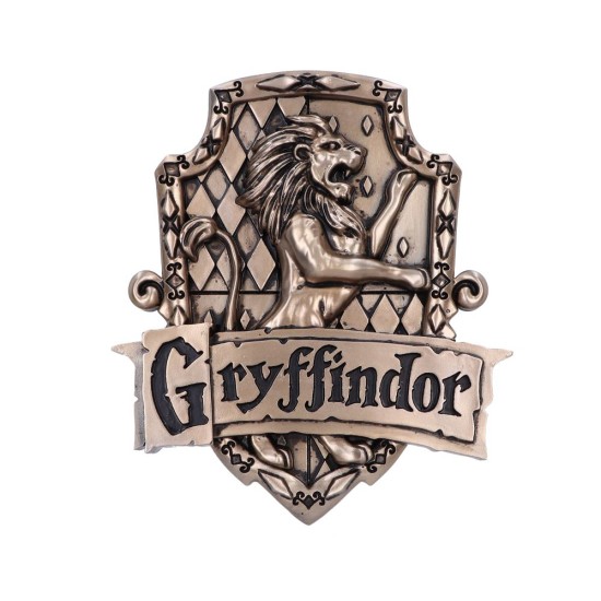 Officially Licensed Harry Potter Gryffindor Crest Wall Plaque Bronze 20Cm